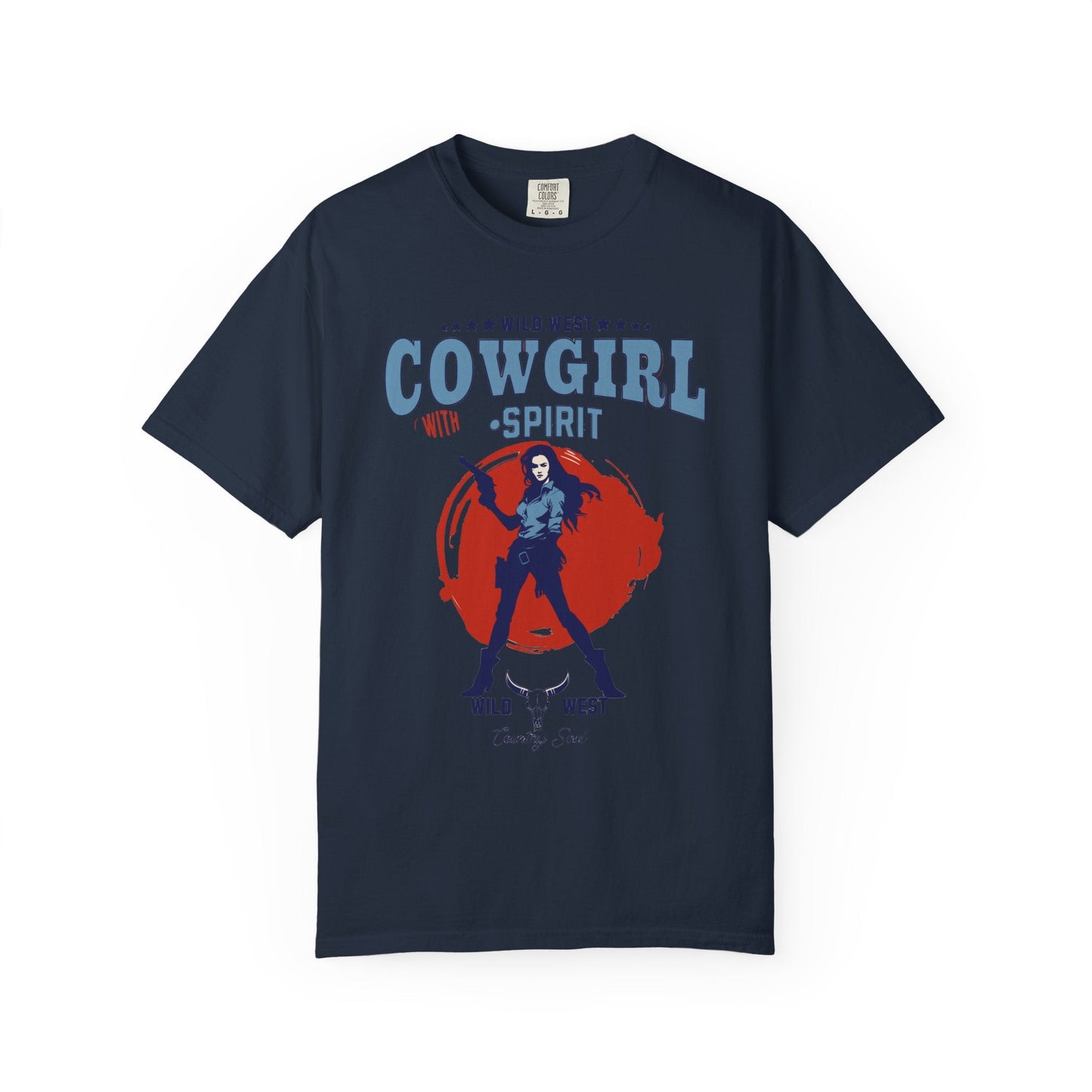 Cowgirl western t-shirt - Vintage wild west & diesel cool punk style