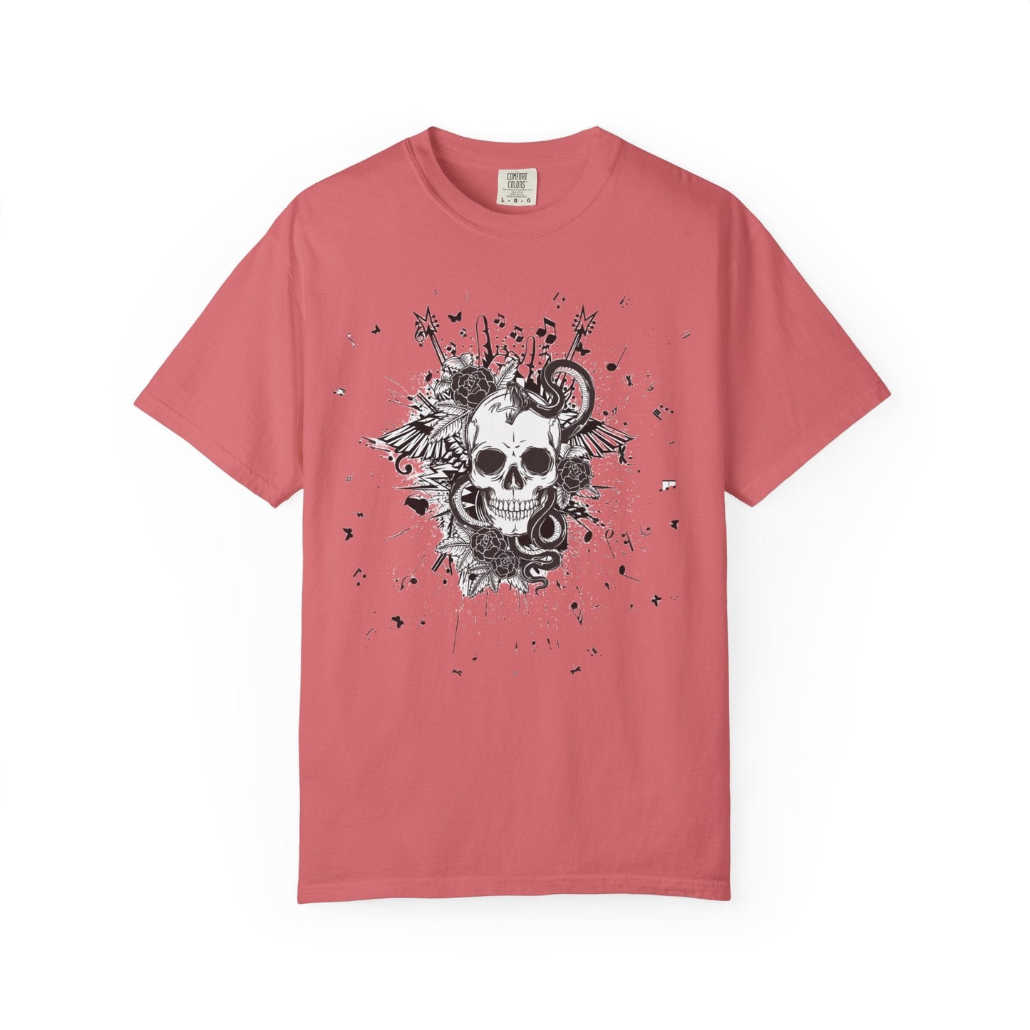 Skull butterfly t-shirt - Edgy grunge style rock 'n' roll for all