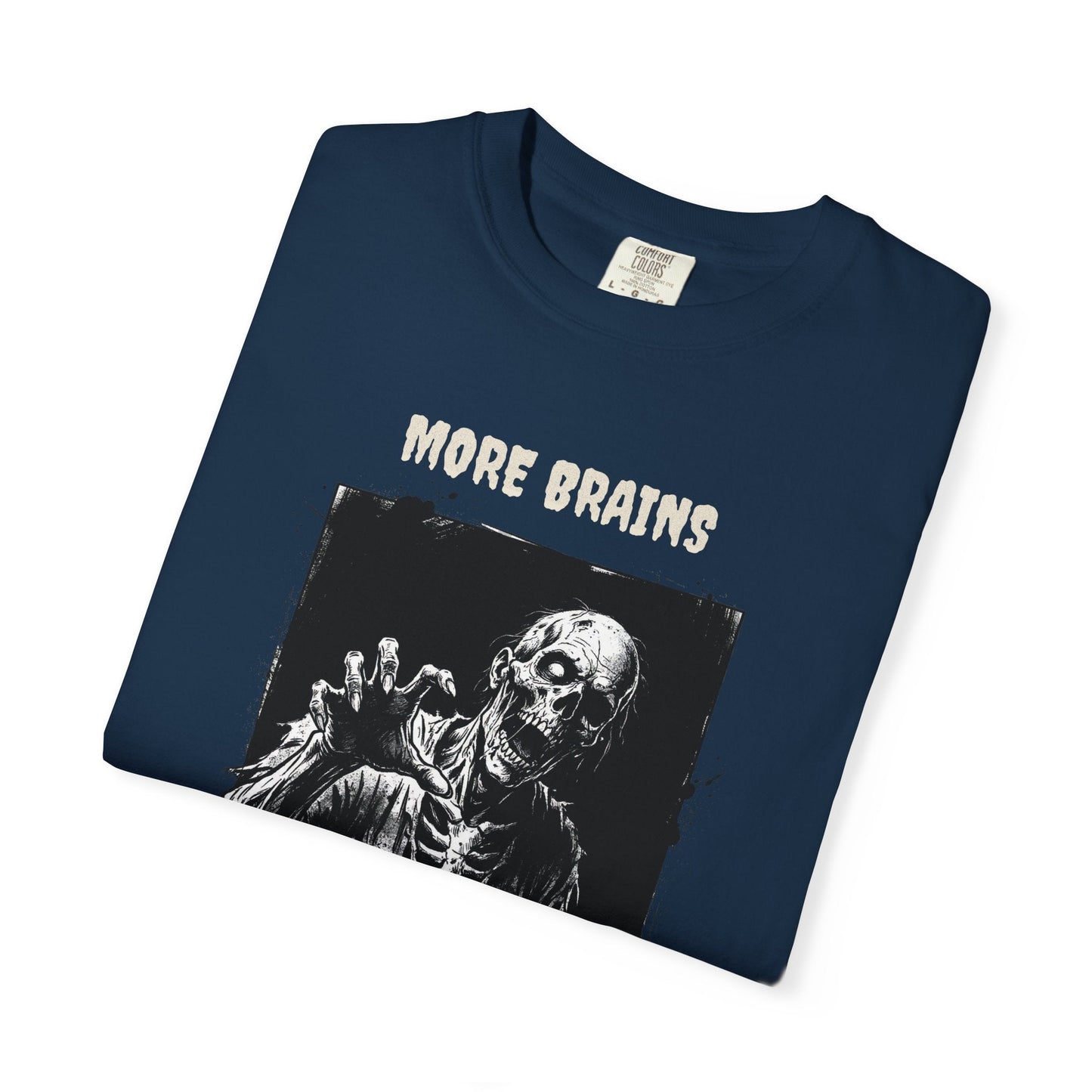 More Brains Zombie Skull T-Shirt