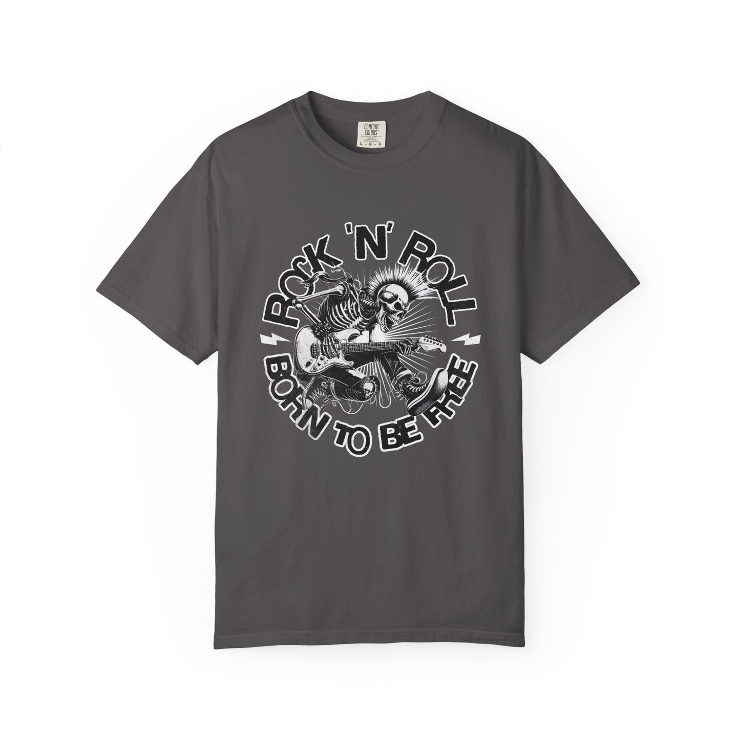 Rock n' roll cool skeleton guitar unisex T-shirt - edgy style