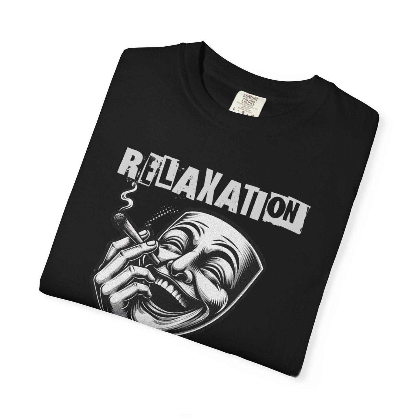 Graphic t-Shirt - relaxation is an art for men for smokers
