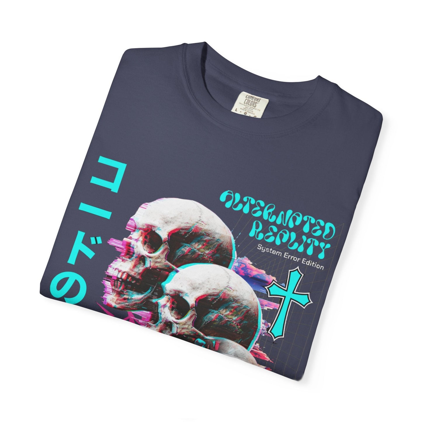 Glitch skulls anime t-shirt | Vibrant design & comfort