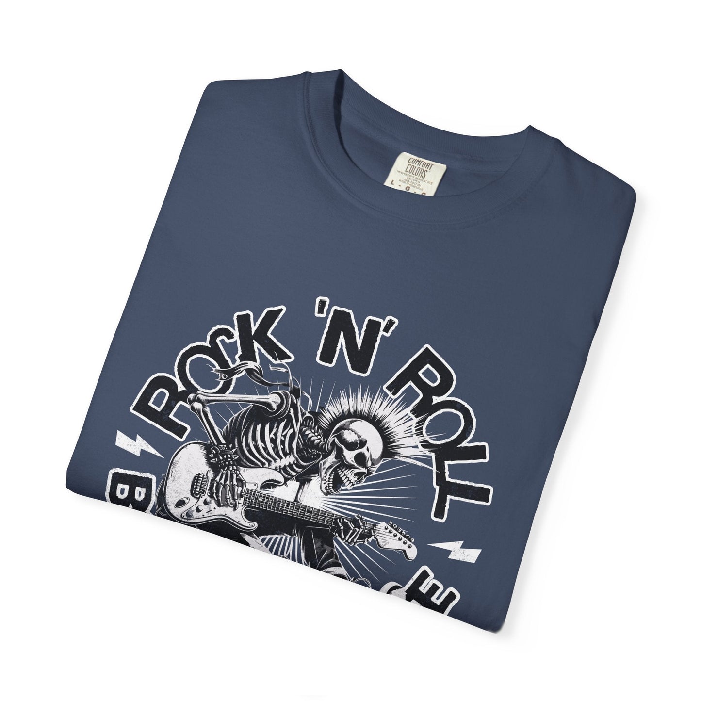 Rock n' roll cool skeleton guitar unisex T-shirt - edgy style
