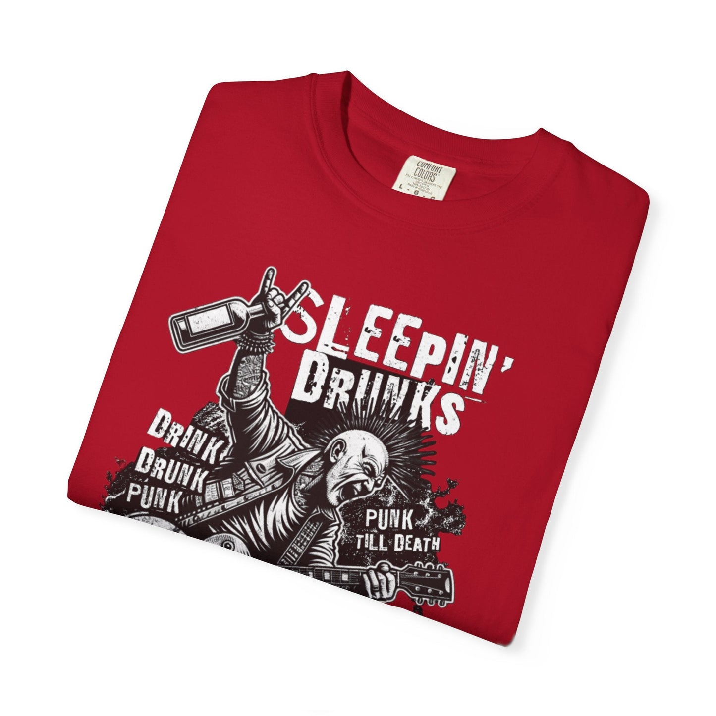 Sleeping drunks t-Shirt - punk is not dead & quirky casual wear