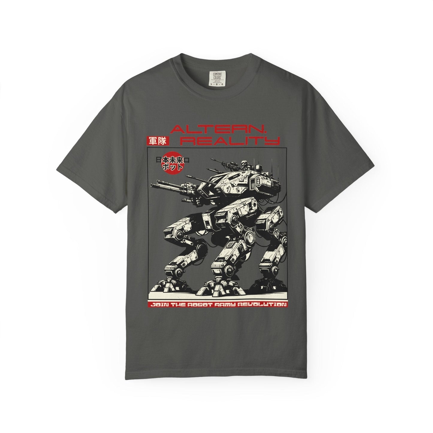 Futuristic Mech revolution tee - Style for sci-fi fans