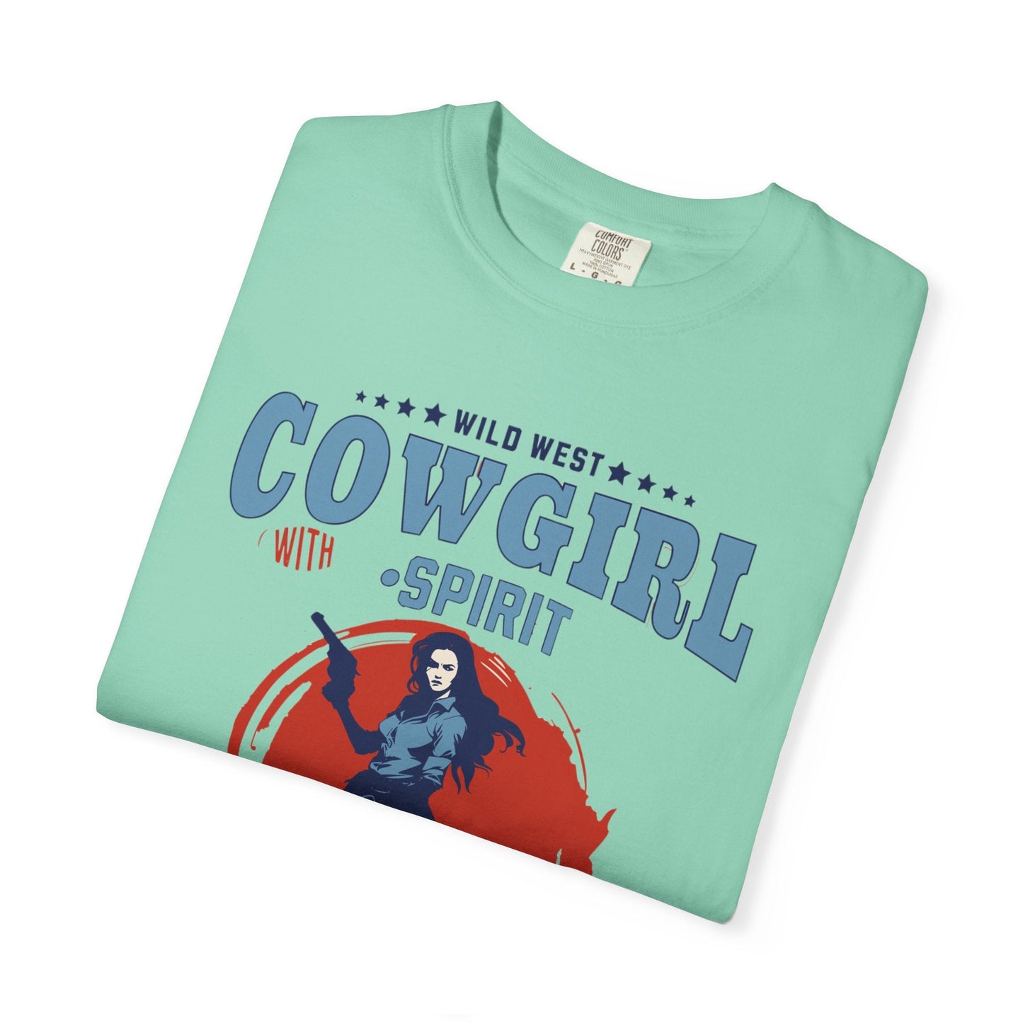 Cowgirl western t-shirt - Vintage wild west & diesel cool punk style