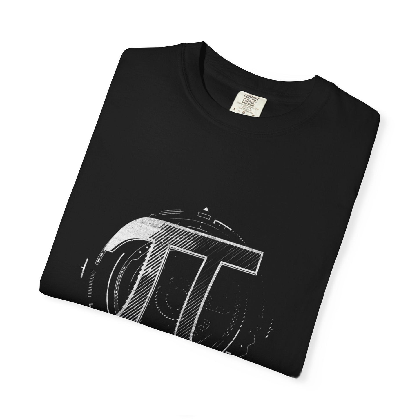 Pi Symbol dark t-shirt - Stylish math graphic tee for science lovers