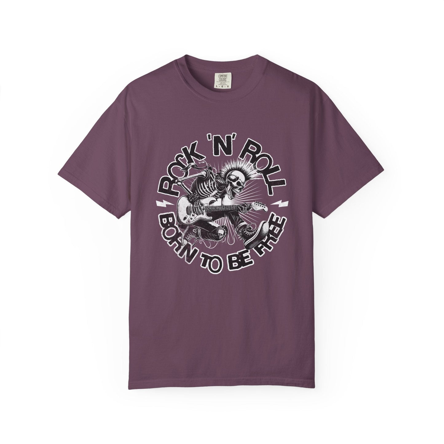 Rock n' roll cool skeleton guitar unisex T-shirt - edgy style
