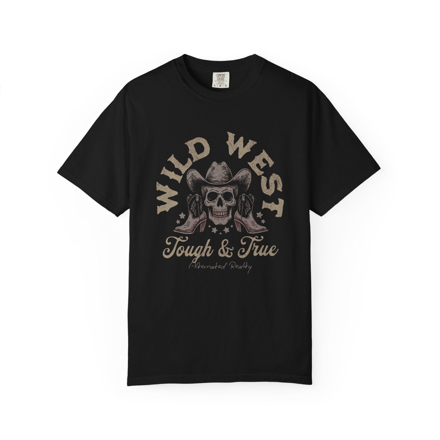 Wild west skull t-shirt - Vintage cowboy style apparel