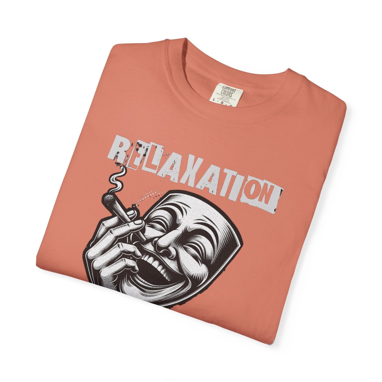 Graphic t-Shirt - relaxation is an art for men for smokers