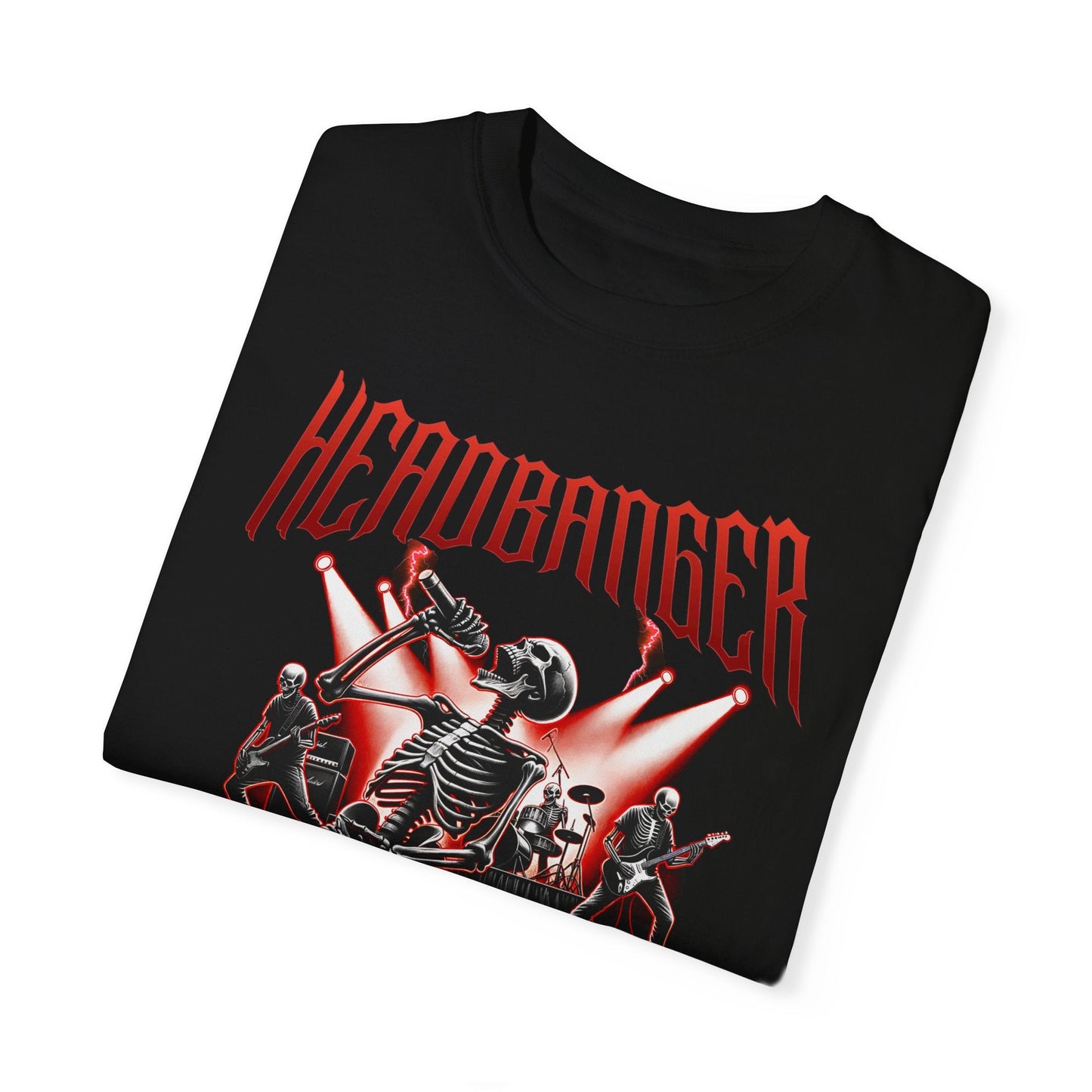 Headbanger rockers T-shirt for heavy metal fans - Show must go on