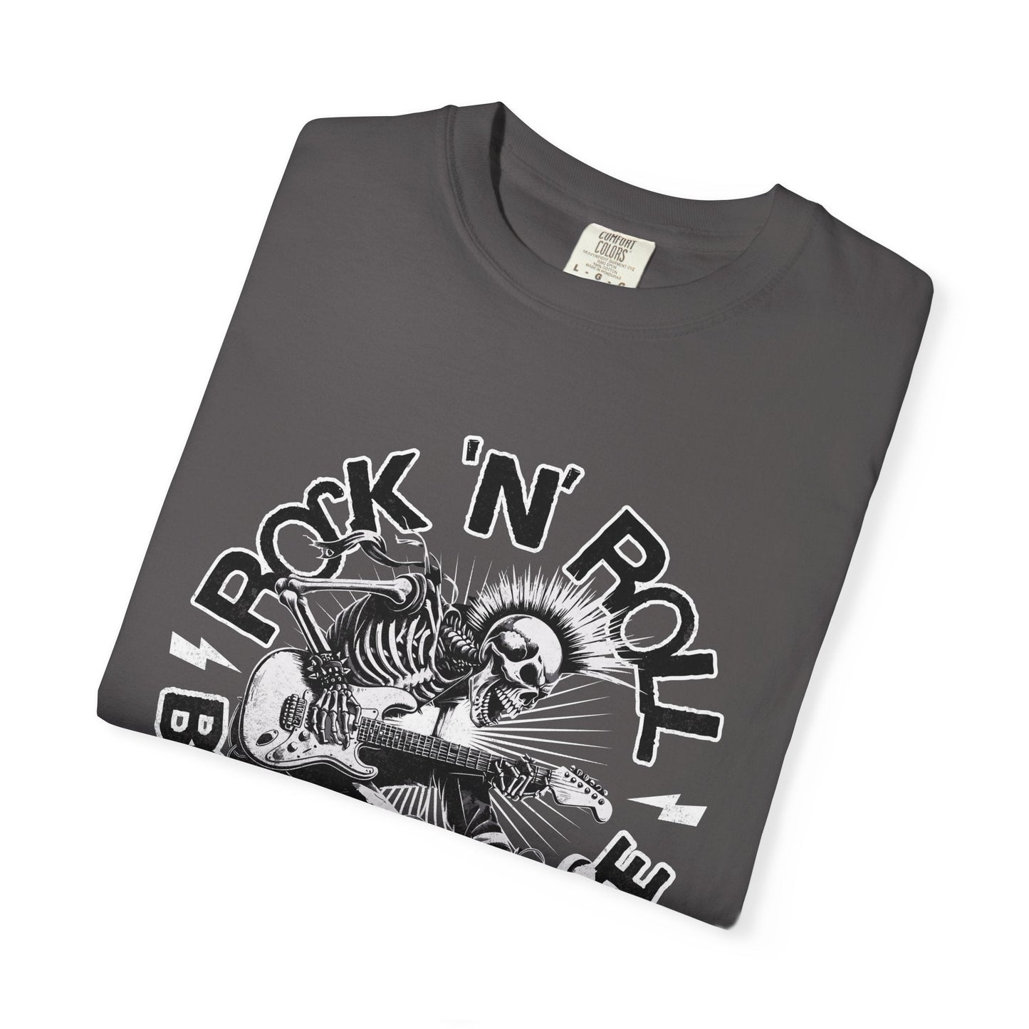 Rock n' roll cool skeleton guitar unisex T-shirt - edgy style