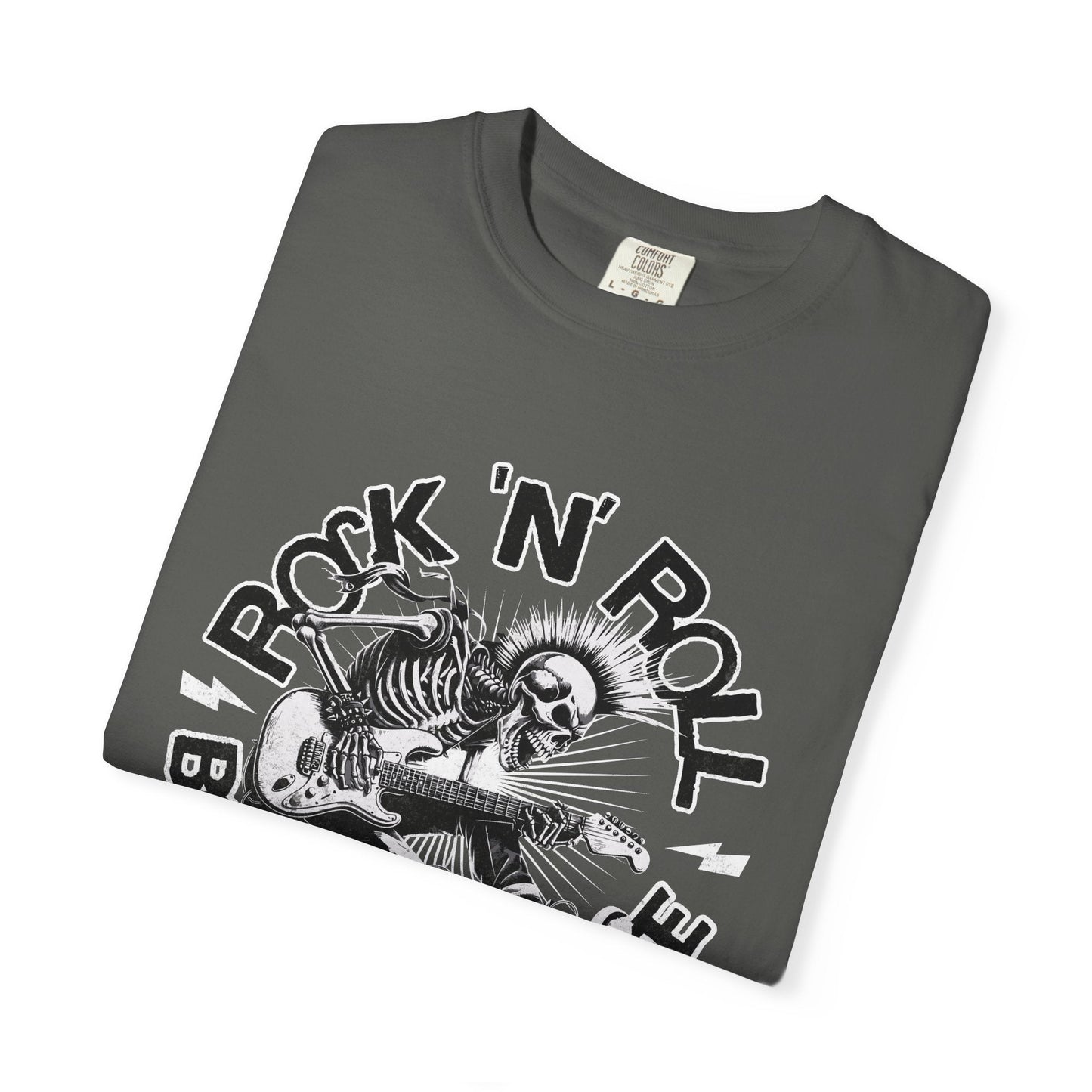 Rock n' roll cool skeleton guitar unisex T-shirt - edgy style