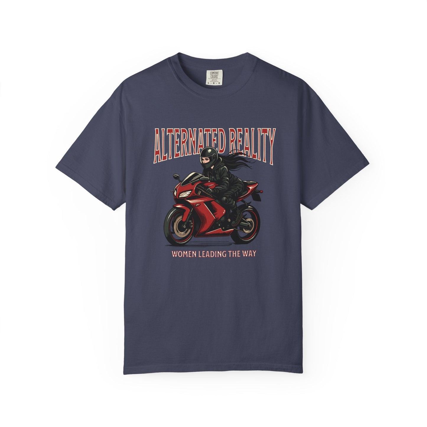 Woman Biker t- shirt - Empowerment & vintage style