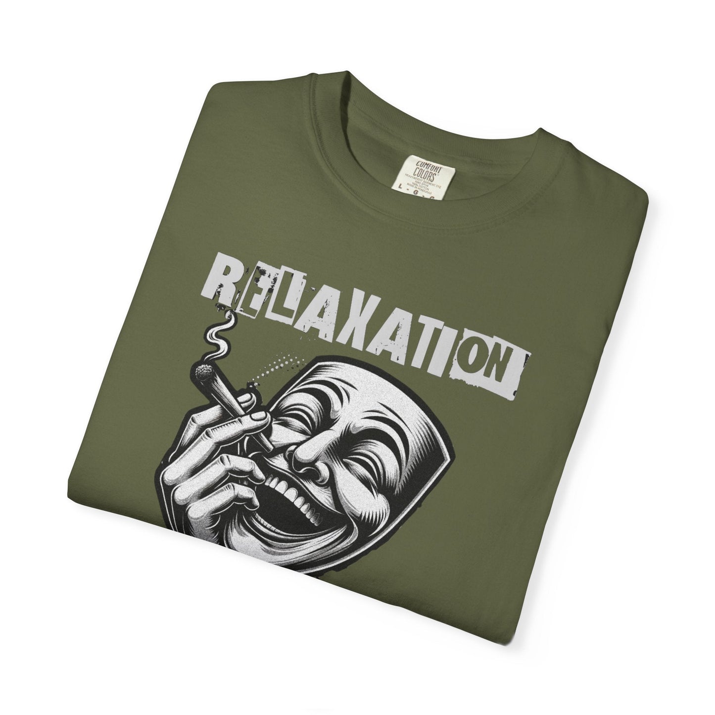 Graphic t-Shirt - relaxation is an art for men for smokers