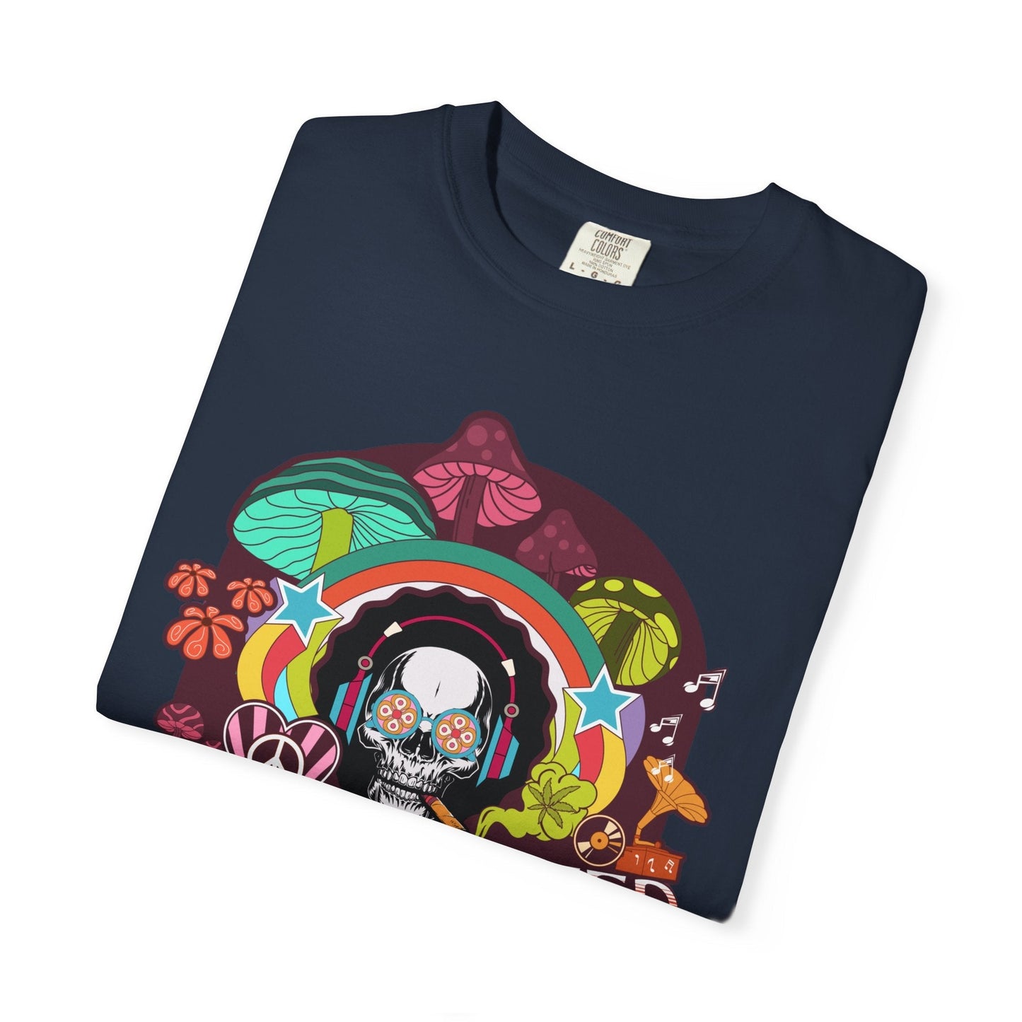 Alien t-shirt - Lovingly terresParty skull - Psychedelic alien t-shirt for Sci-Fi enthusiasts | Trendy & durabletrial for sci-fi enthusiasts