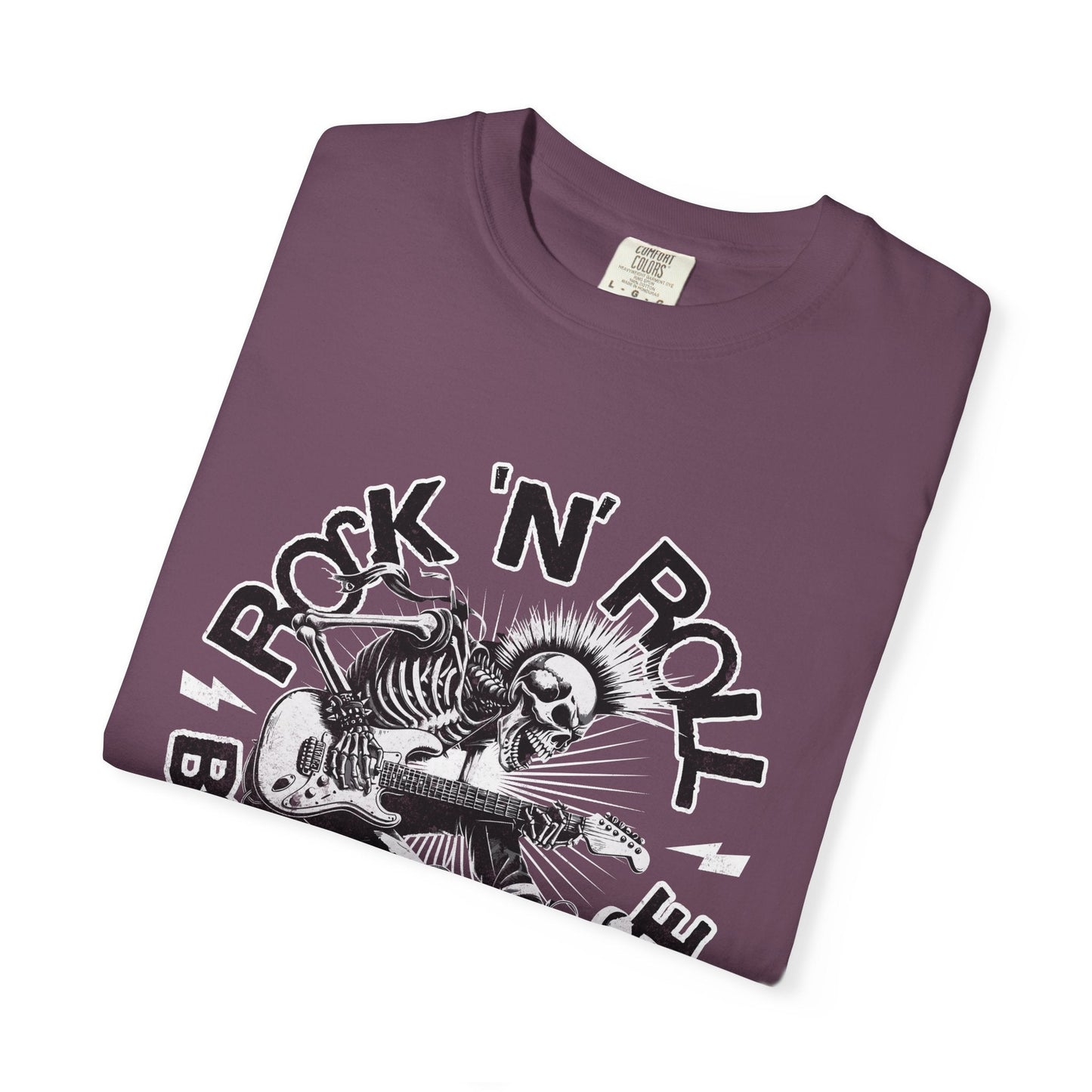 Rock n' roll cool skeleton guitar unisex T-shirt - edgy style