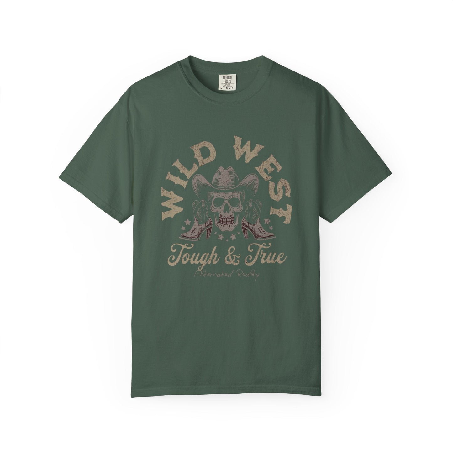 Wild west skull t-shirt - Vintage cowboy style apparel