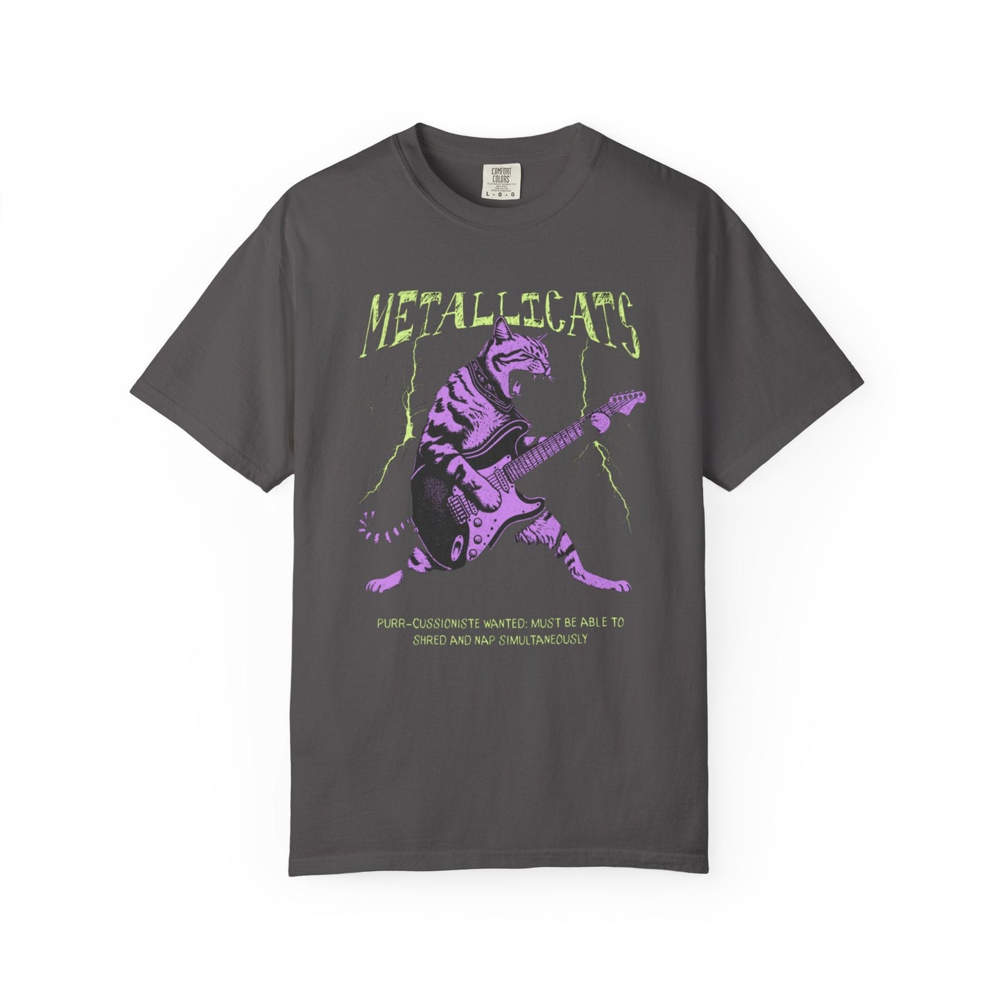 Metallicats t-shirt vintage music apparel humour