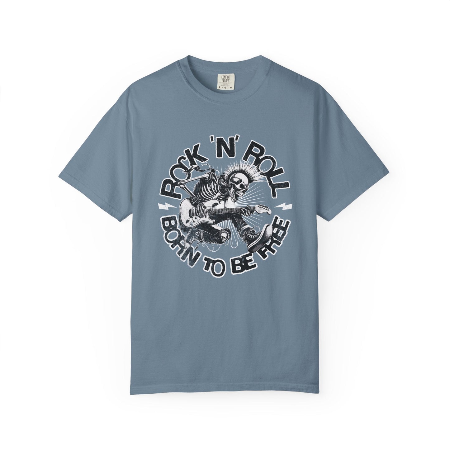 Rock n' roll cool skeleton guitar unisex T-shirt - edgy style