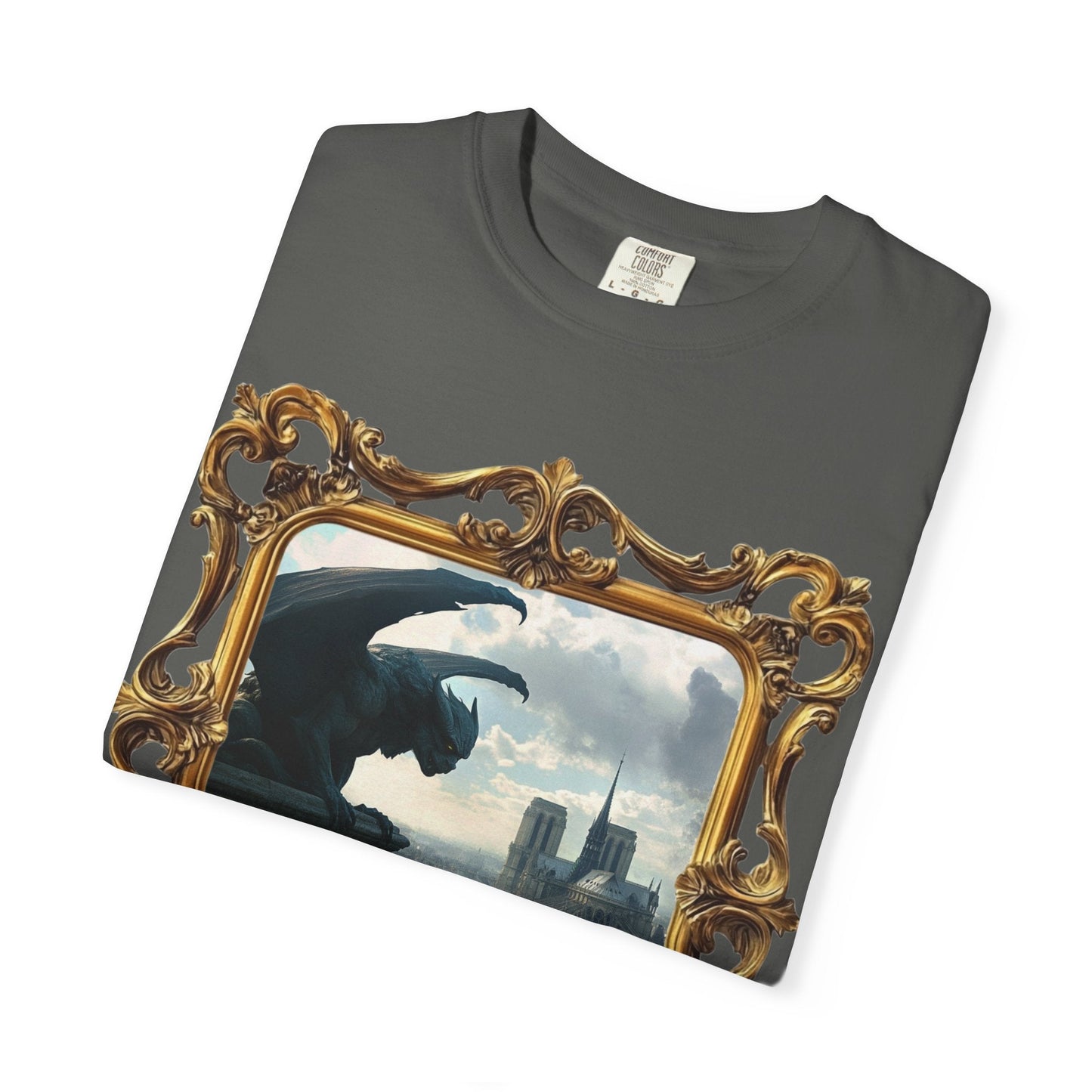 Paris mysteries gothic t-Shirt - Unique gargoyle design