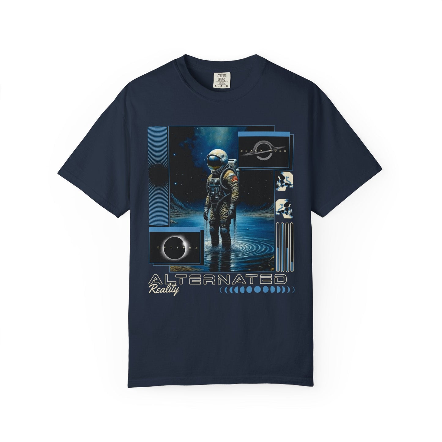 Sci-fi quartz adventure T-shirt: futuristic style & superior comfort