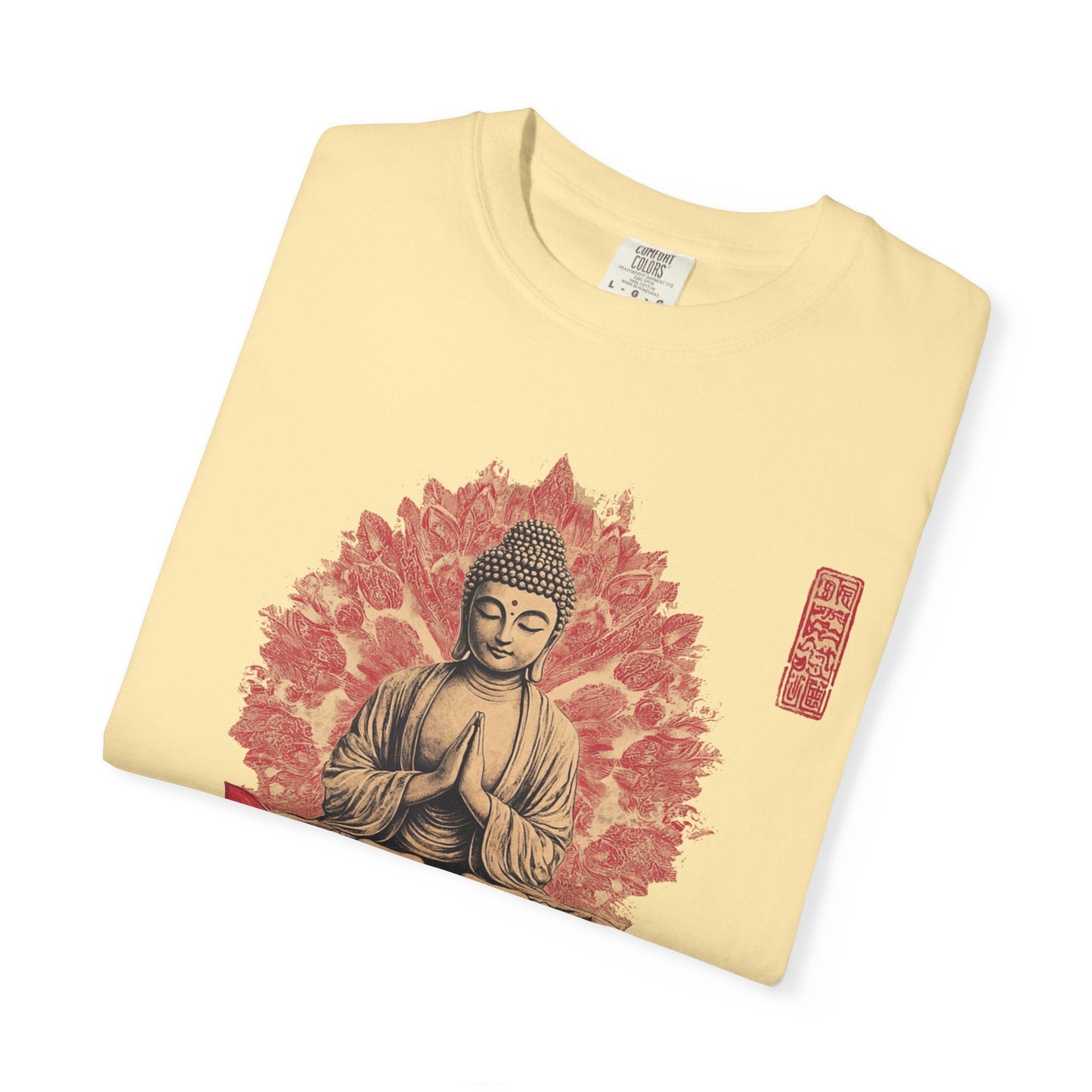 Meditation lotus t-shirt - Peaceful spiritual wear - 100% Cotton