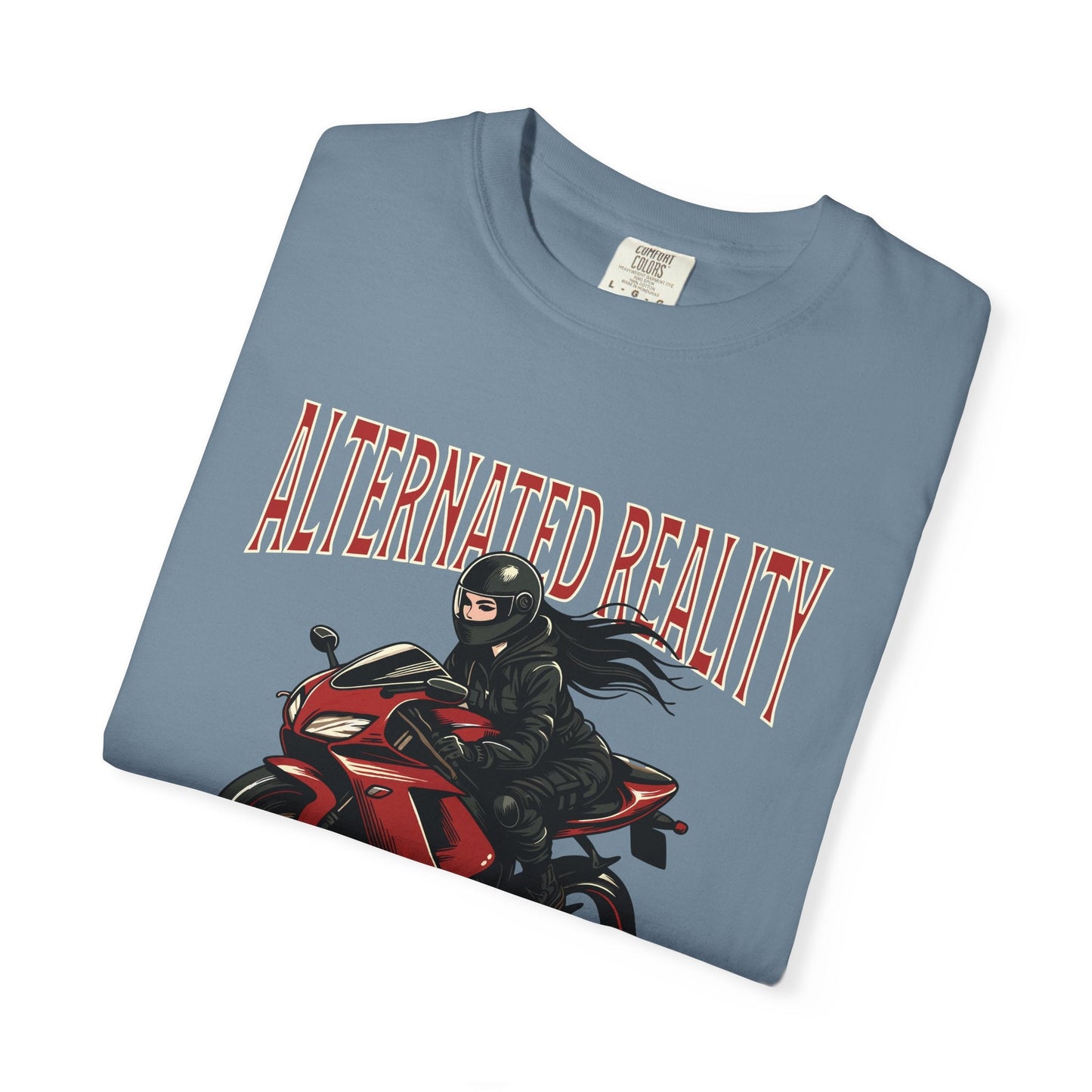 Woman Biker t- shirt - Empowerment & vintage style