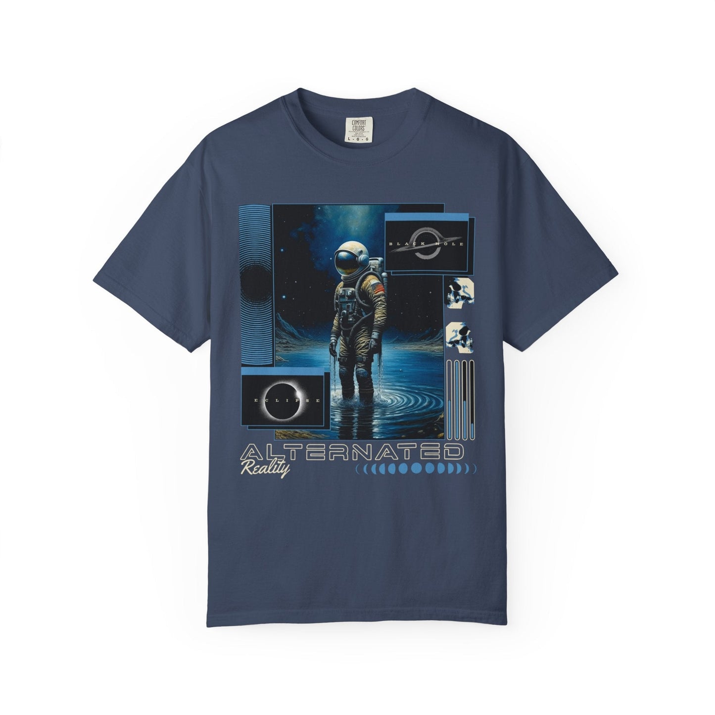Sci-fi quartz adventure T-shirt: futuristic style & superior comfort