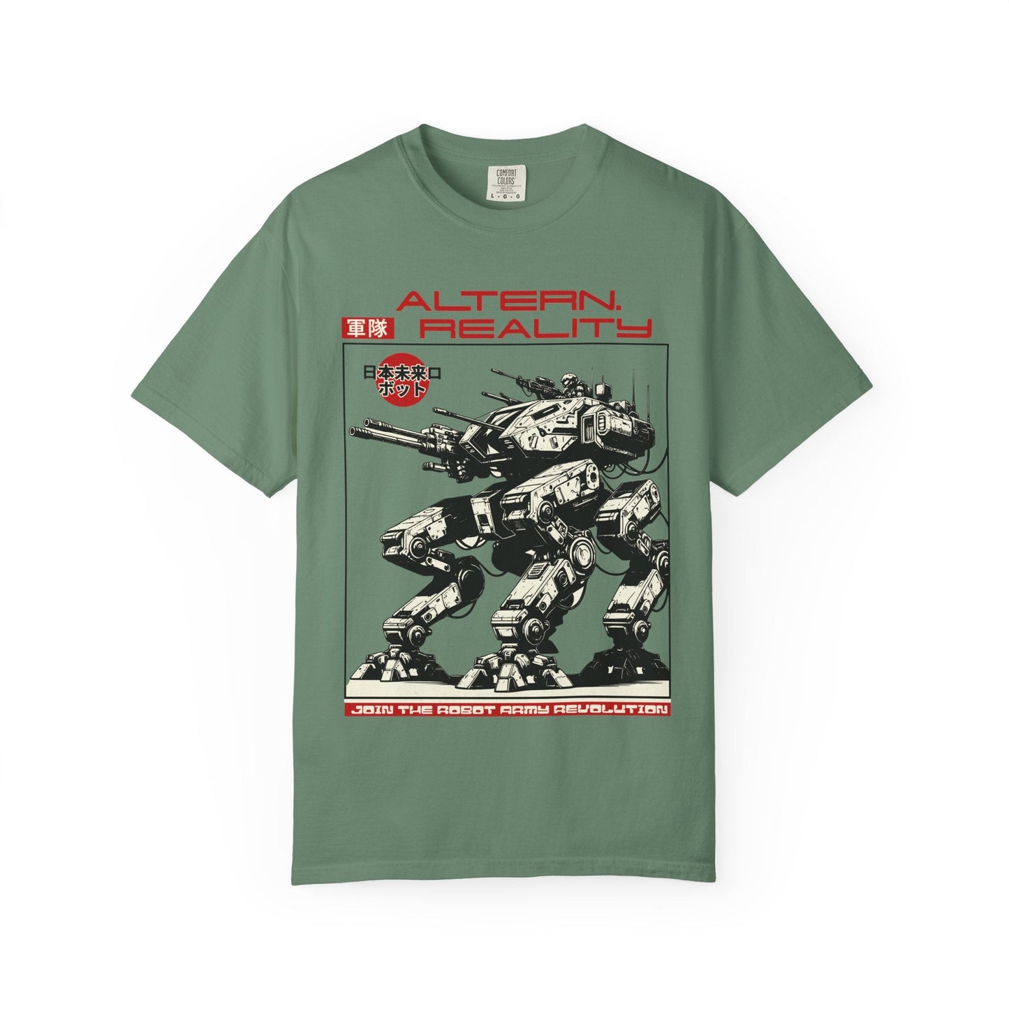 Futuristic Mech revolution tee - Style for sci-fi fans
