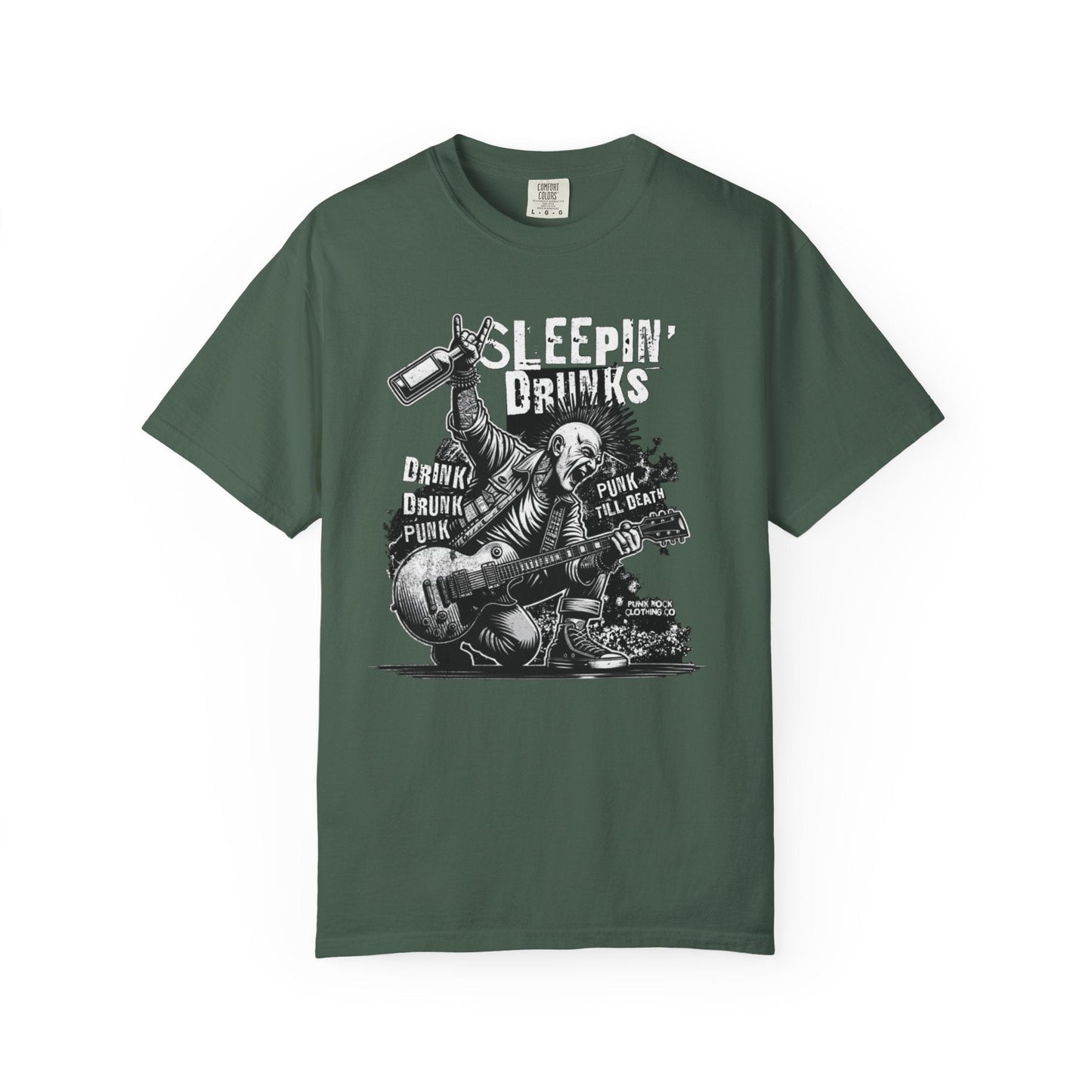 Sleeping drunks t-Shirt - punk is not dead & quirky casual wear