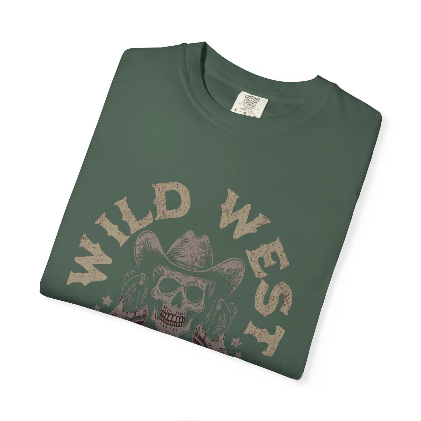 Wild west skull t-shirt - Vintage cowboy style apparel