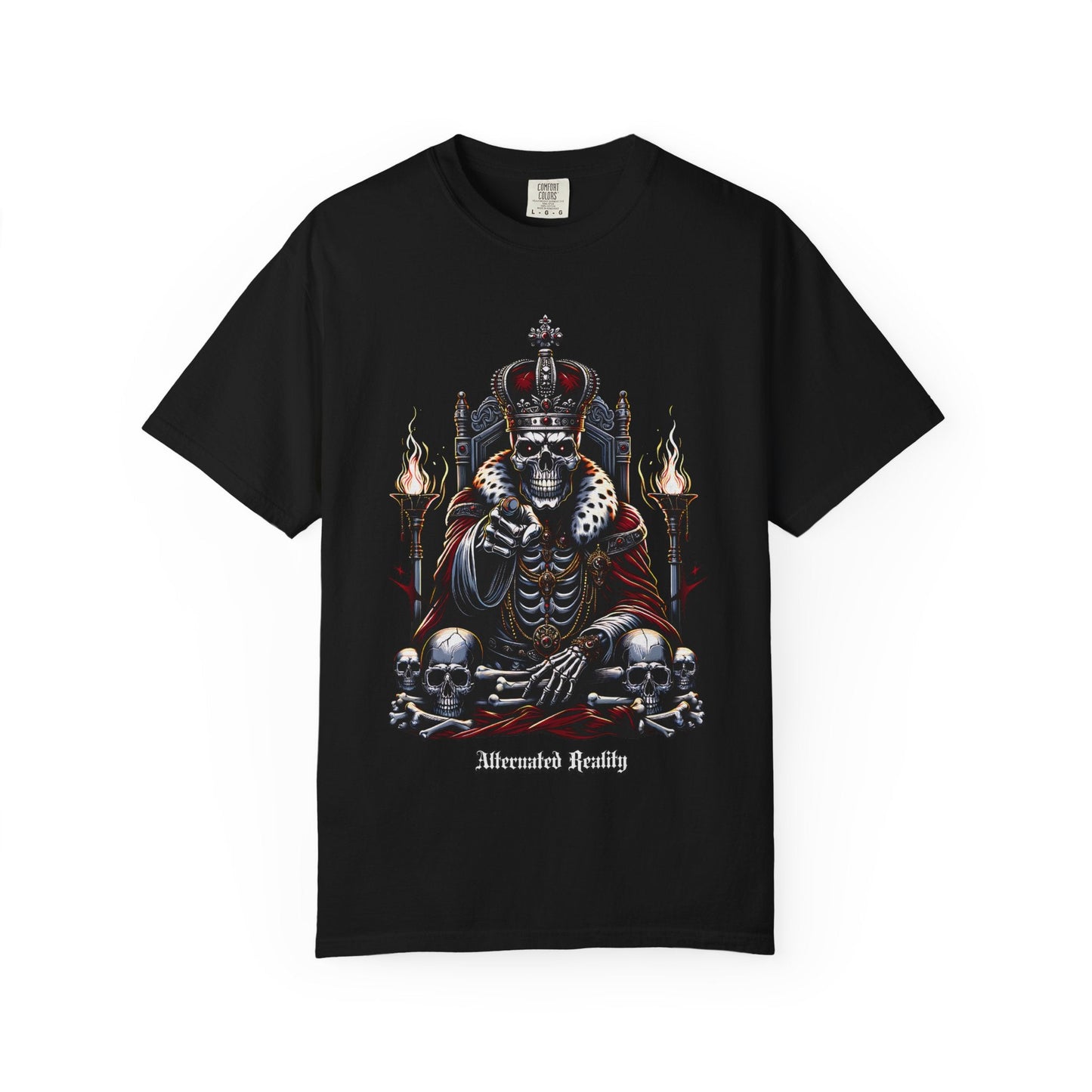 King of darkness unisex gothic t-shirt - Dark fantasy graphic tee