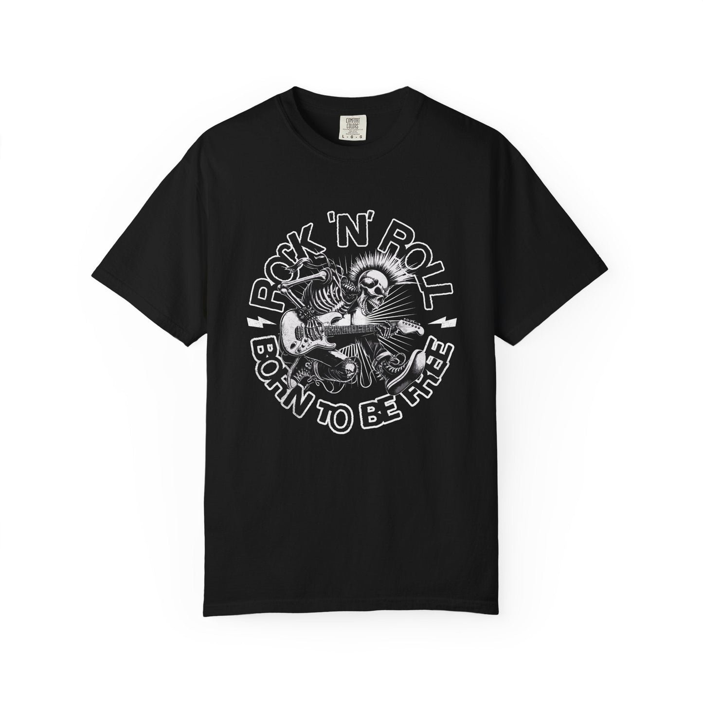 Rock n' roll cool skeleton guitar unisex T-shirt - edgy style