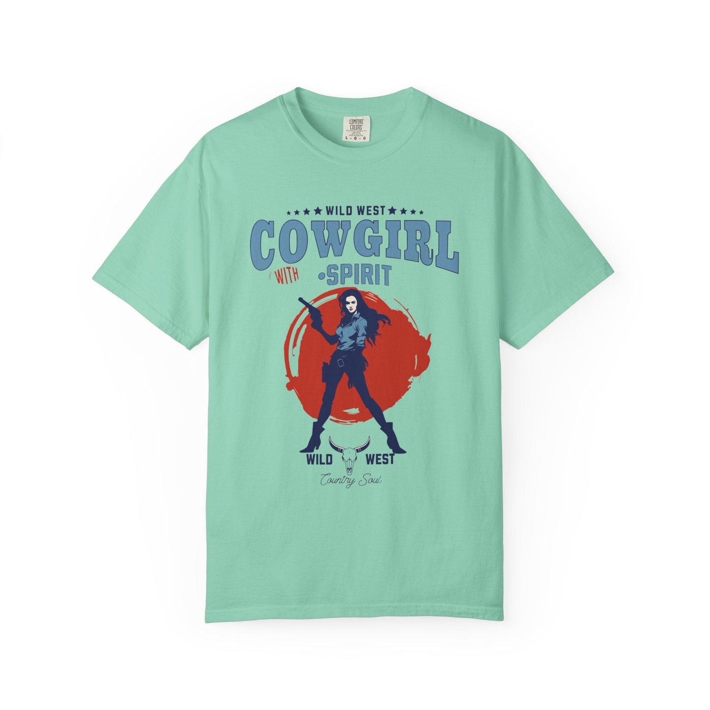 Cowgirl western t-shirt - Vintage wild west & diesel cool punk style