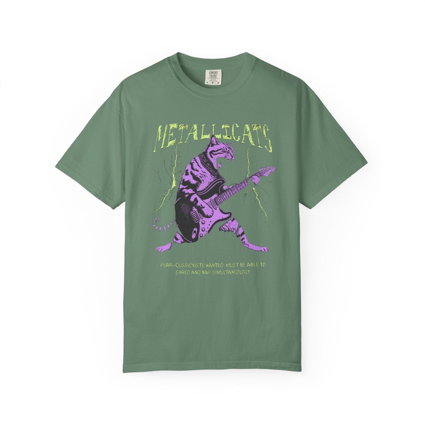 Metallicats t-shirt vintage music apparel humour