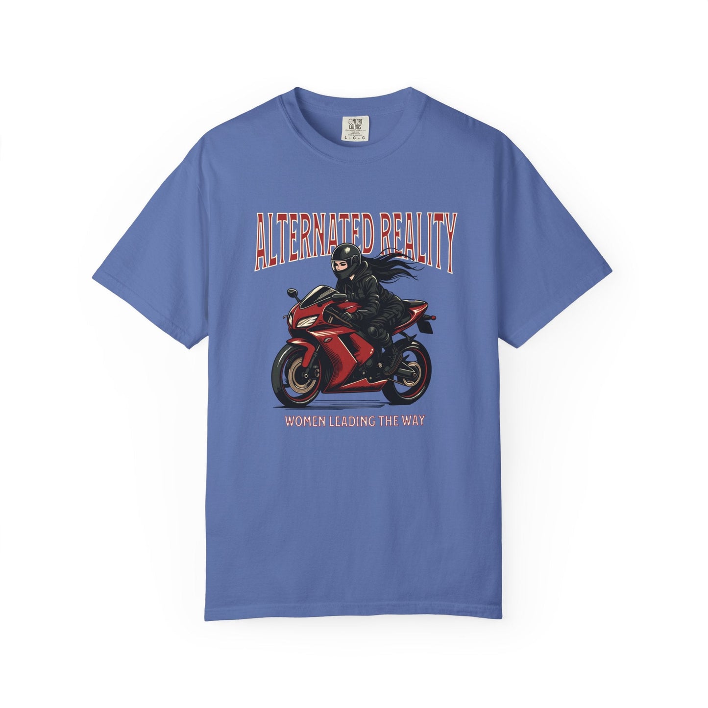 Woman Biker t- shirt - Empowerment & vintage style