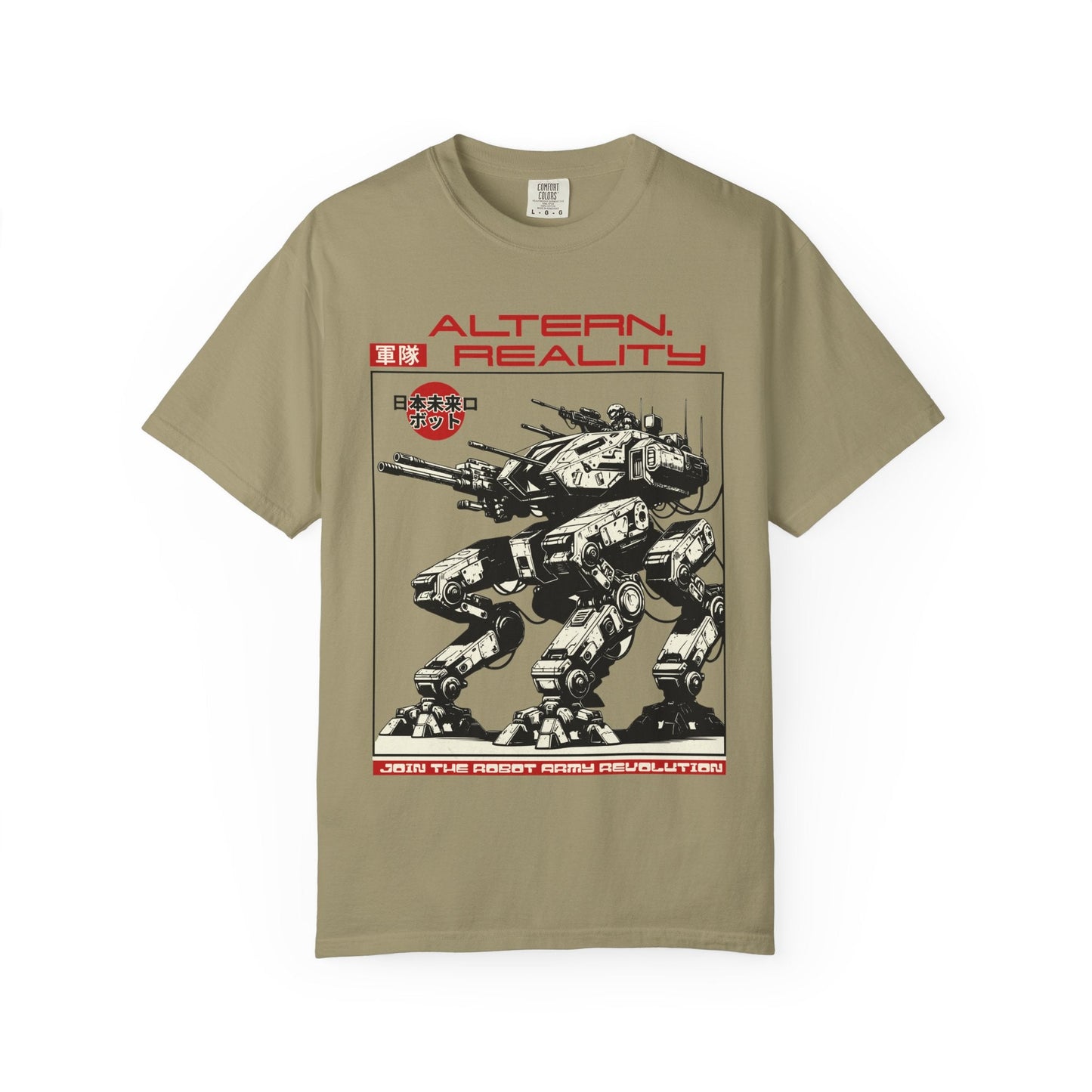 Futuristic Mech revolution tee - Style for sci-fi fans