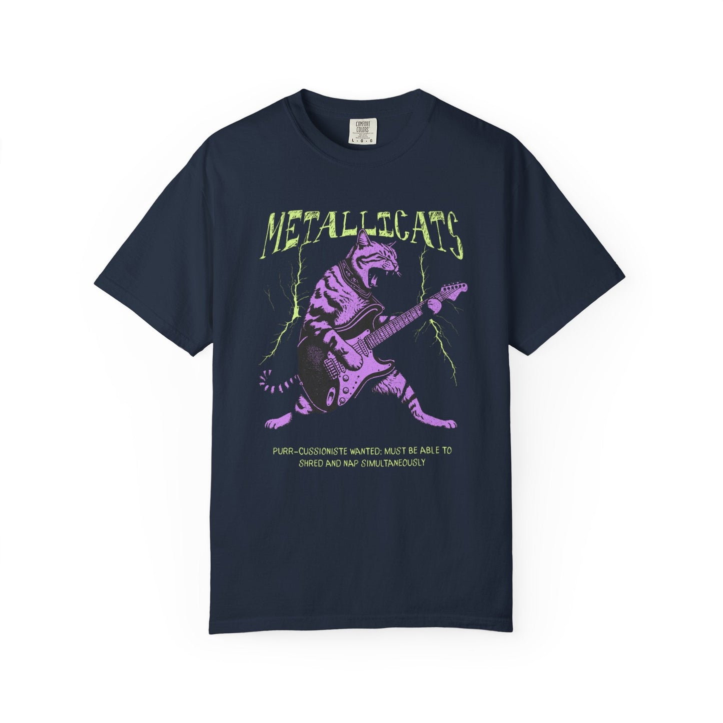 Metallicats t-shirt vintage music apparel humour