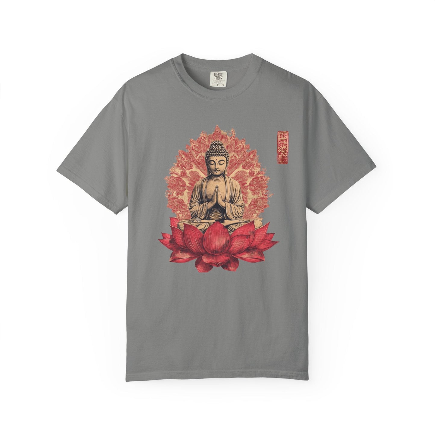 Meditation lotus t-shirt - Peaceful spiritual wear - 100% Cotton