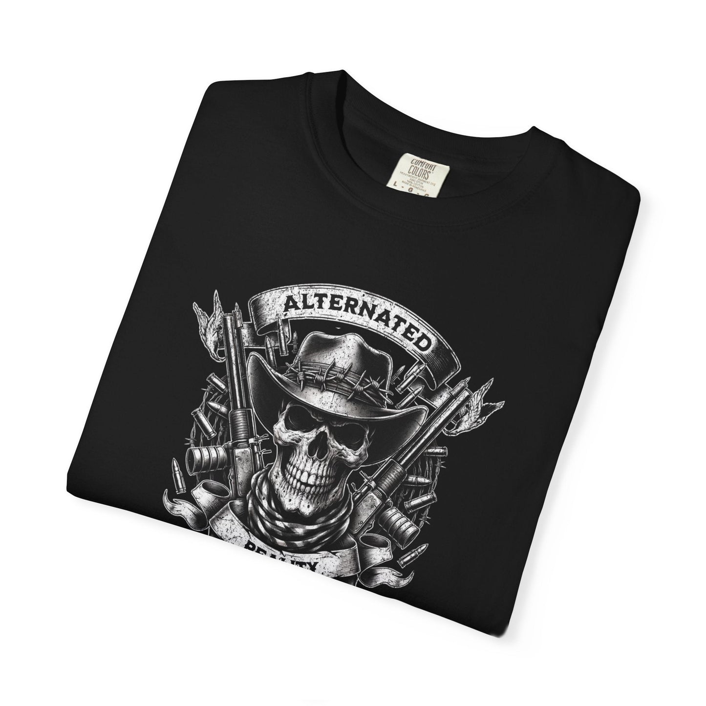 Skull fire at will t-shirt - Bold design unisex comfort 100% cotton