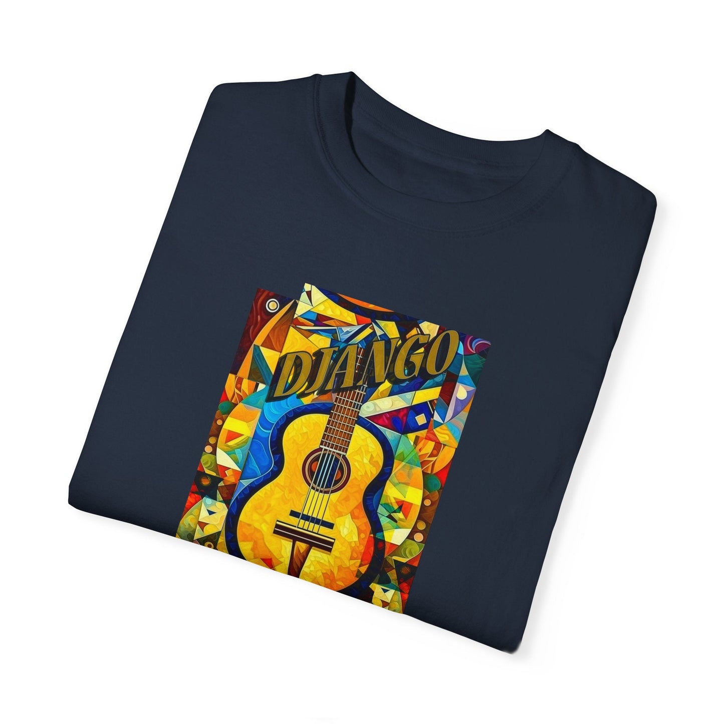 Music theme guitar jazz T-shirt for classic jazz enthusiasts