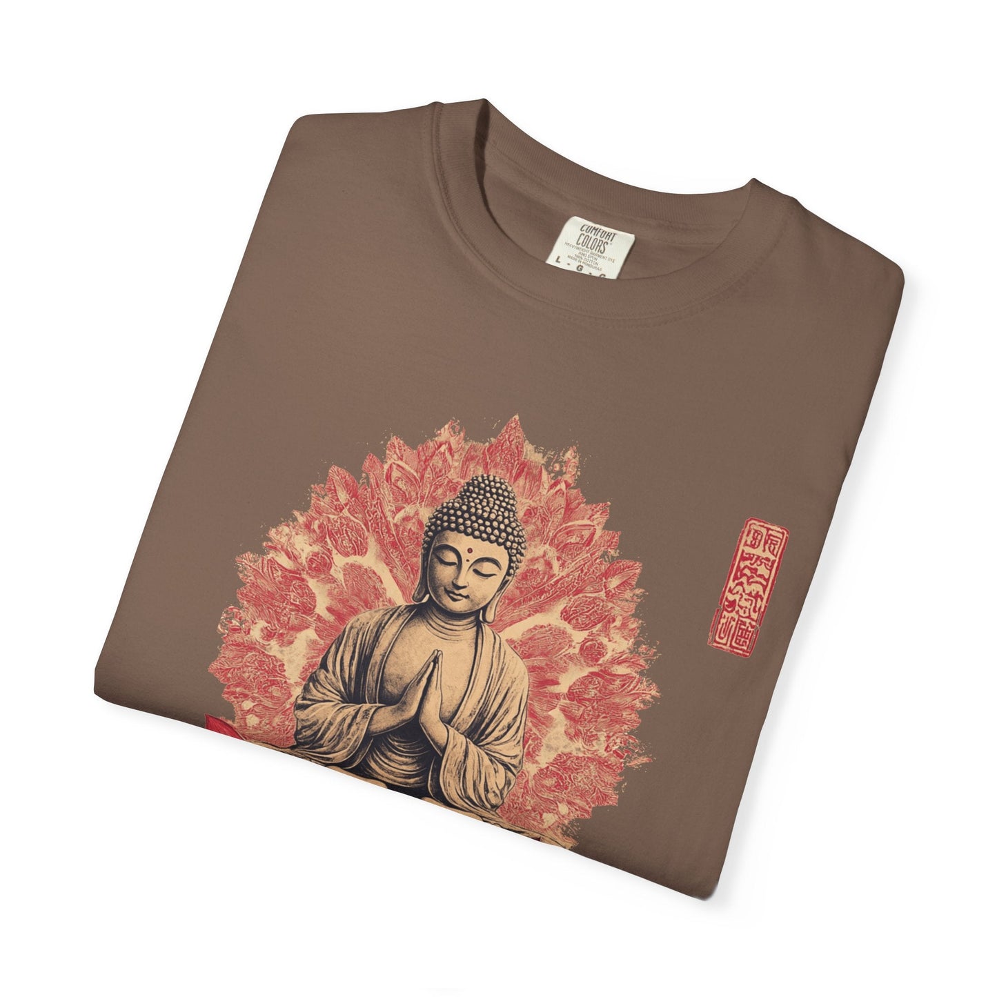 Meditation lotus t-shirt - Peaceful spiritual wear - 100% Cotton