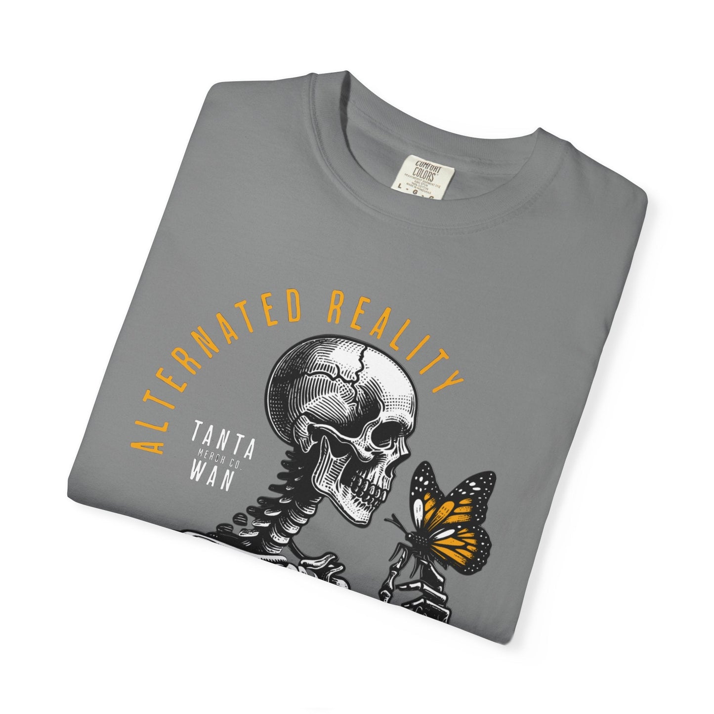 Skeleton & Sunflowers t-shirt - Unique edgy design for art & Halloween