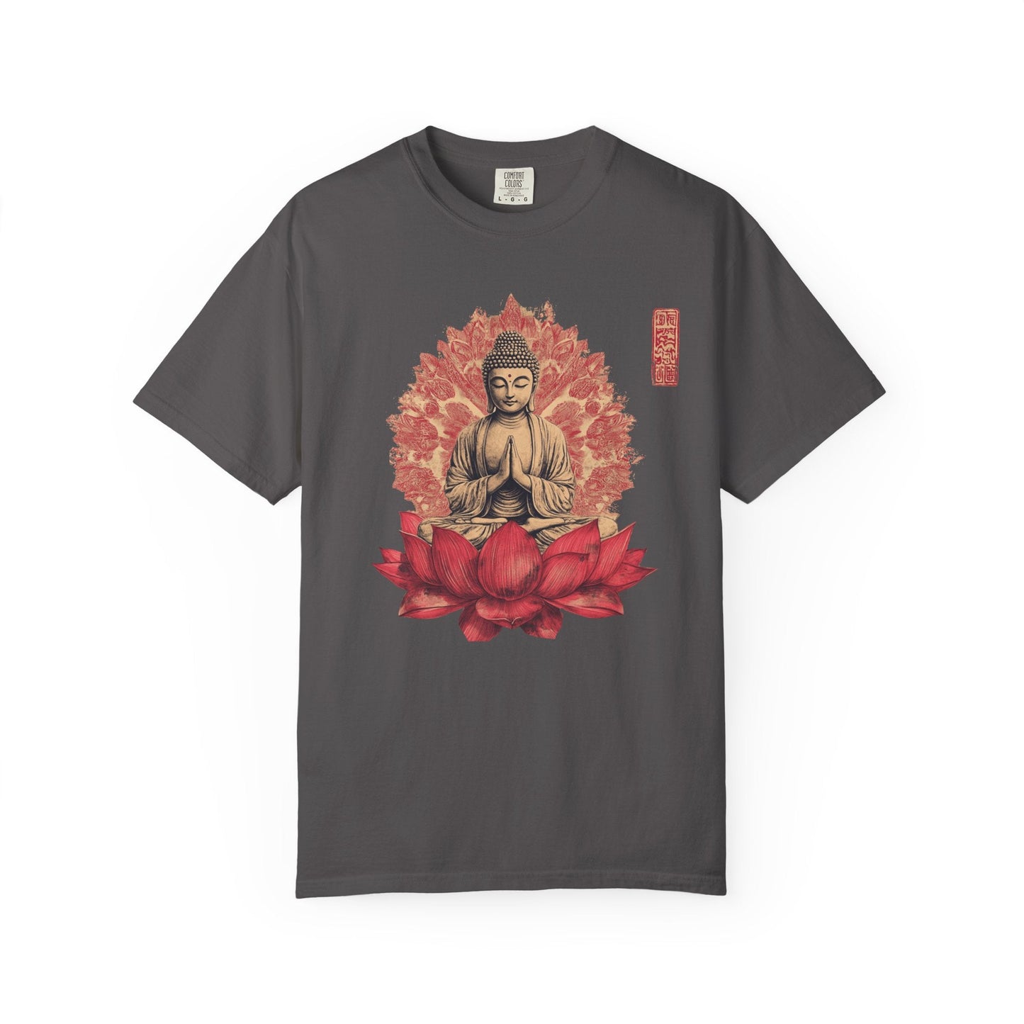Meditation lotus t-shirt - Peaceful spiritual wear - 100% Cotton