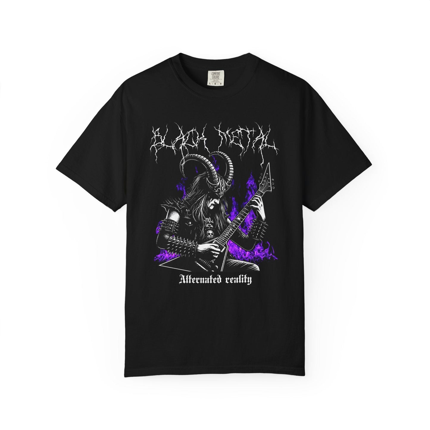 Black metal t-shirt - Dark graphic design for metal fans