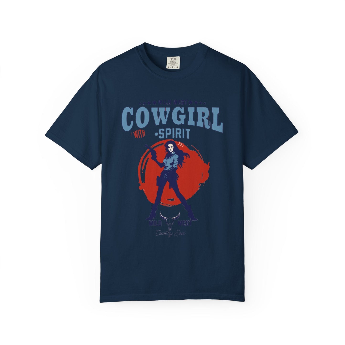 Cowgirl western t-shirt - Vintage wild west & diesel cool punk style