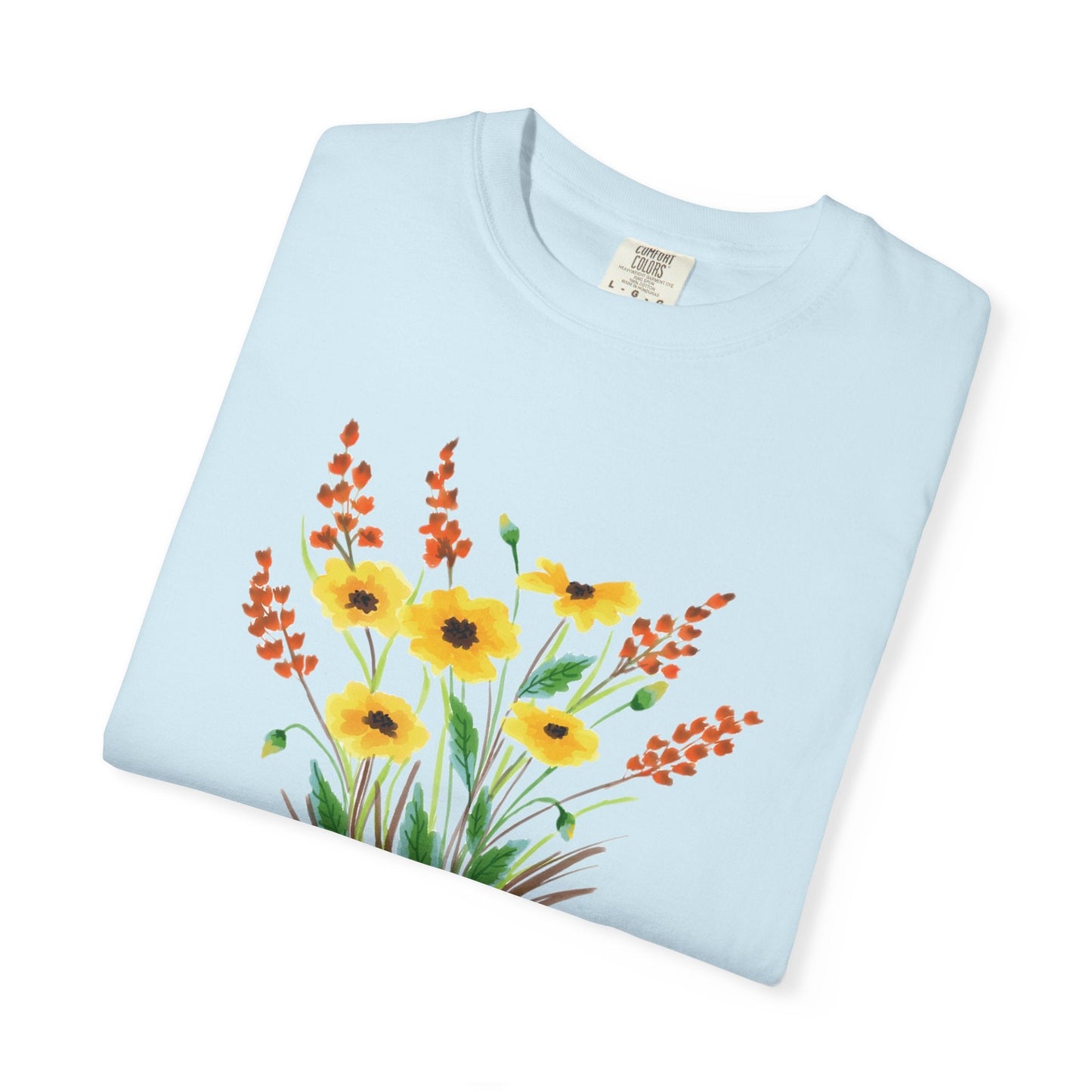 Nature love t-shirt with floral design – Eco-friendly fashion