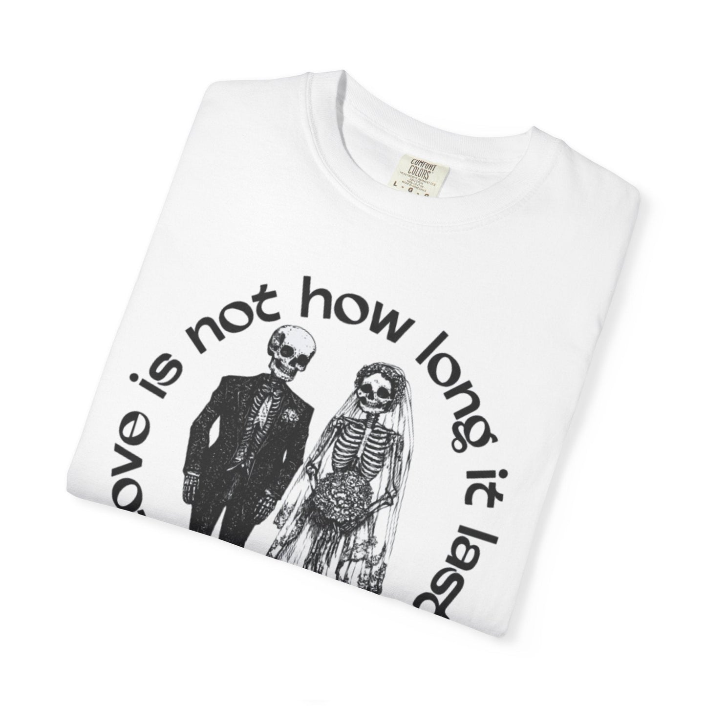 Skeleton wedding black unisex t-shirt | Unique gothic design