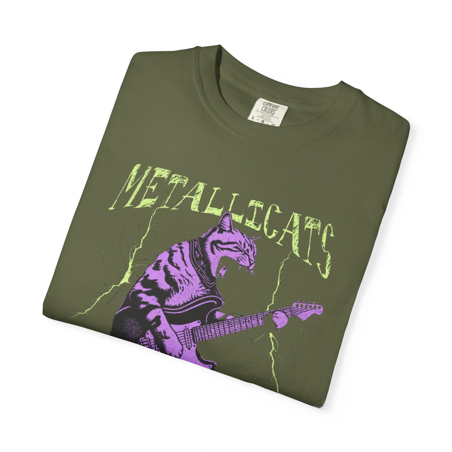 Metallicats t-shirt vintage music apparel humour